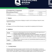 Preview - Complaints & Appeals Procedure