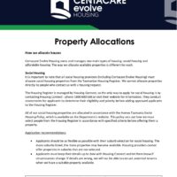 Preview - Property Allocations