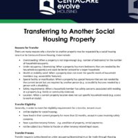 Preview - Transferring to another Social Housing Property